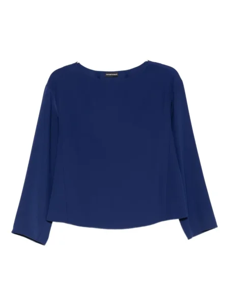 Bluză Emporio Armani lungă albastru