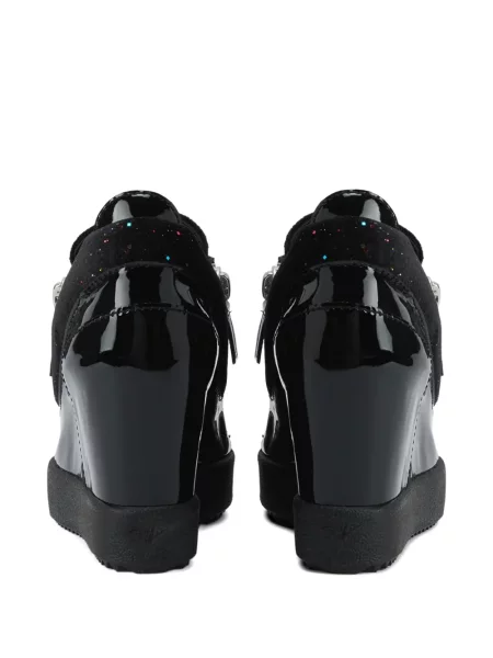 Sneakerși Giuseppe Zanotti cu pană negru