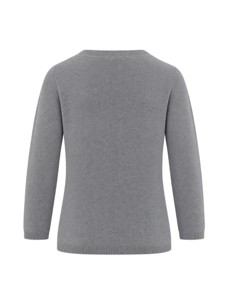 Sweter Fabiana Filippi wełniany szary