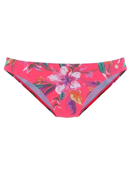 LASCANA Slip costum de baie turcoaz / galben pastel / roz alb