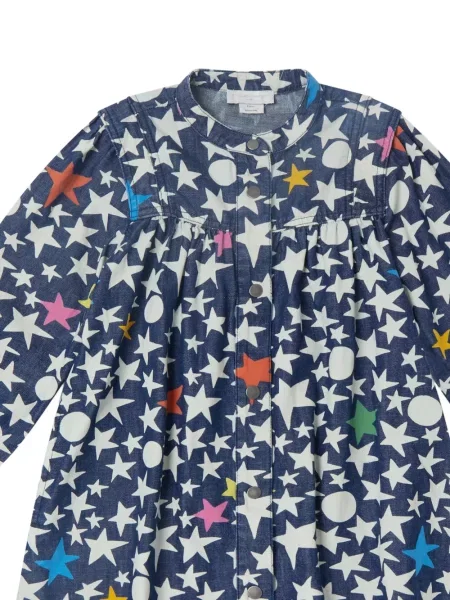 Gyerek denim ruha Stella Mccartney kék