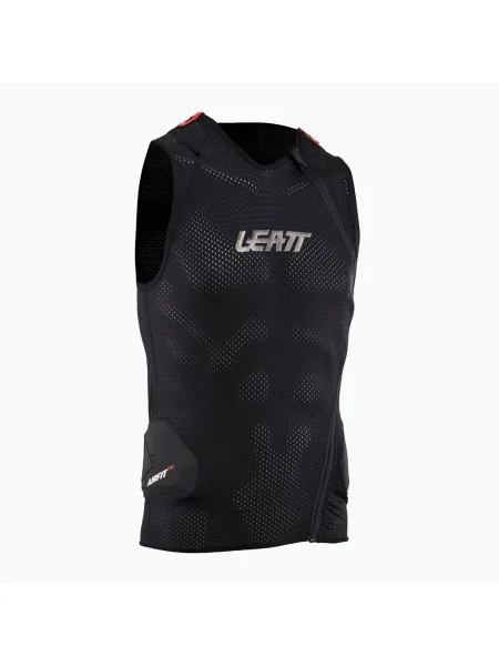 Tricou de ciclism cu apărători pentru bărbați Leatt AirFit Evo Back Protector black negru