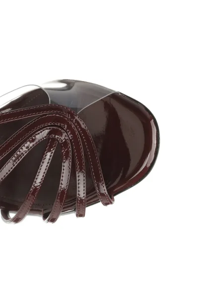 Sandale Alevì slingback maro