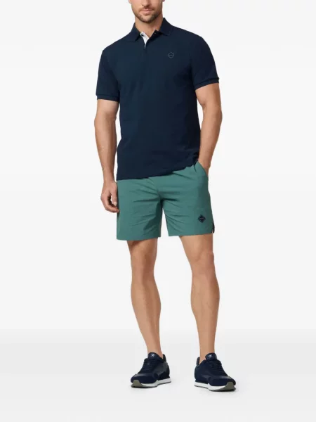 Tricou polo Hackett London cu dungi albastru