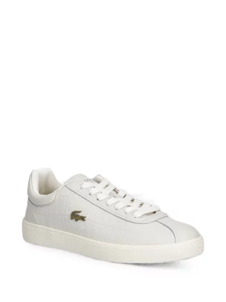 Sneakerși Lacoste din piele alb