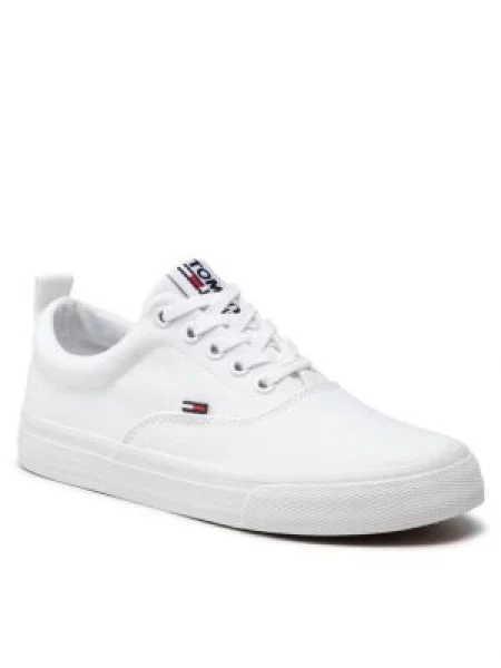 Tommy Jeans Tenis superge Classic Tommy Jeans Sneaker bela