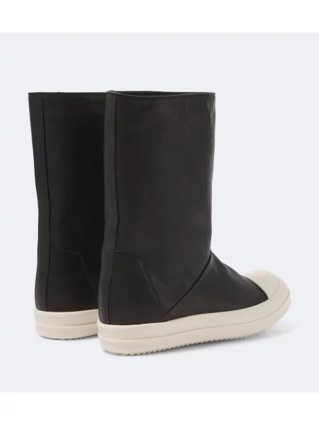 Botine Rick Owens din piele negru