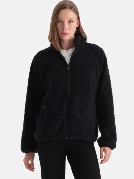 Dagi Jachetă fleece negru