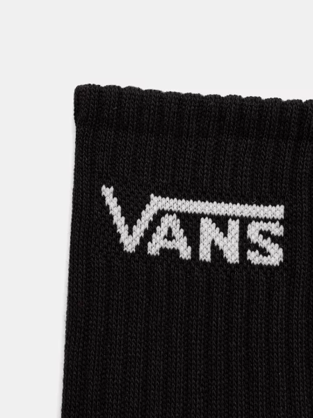 Ponožky Vans Classic Crew 3 páry rox black čierna