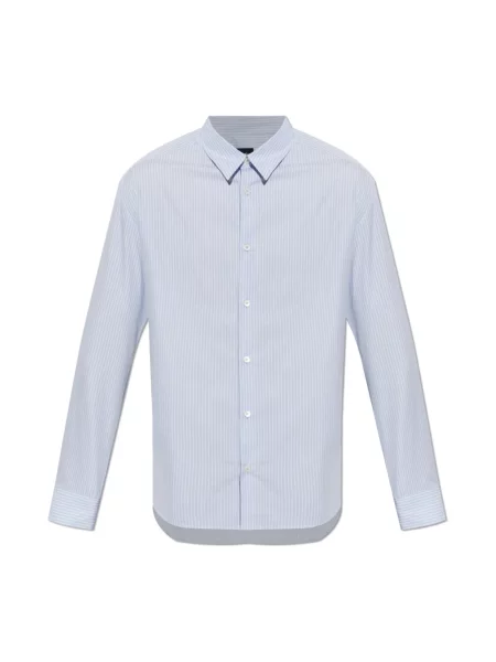 A.P.C. koszula chemise malo sans poche niebieska