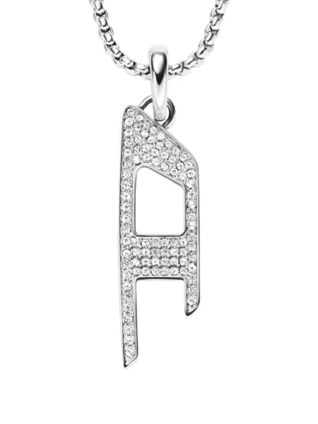Colier Diesel de cristal gri