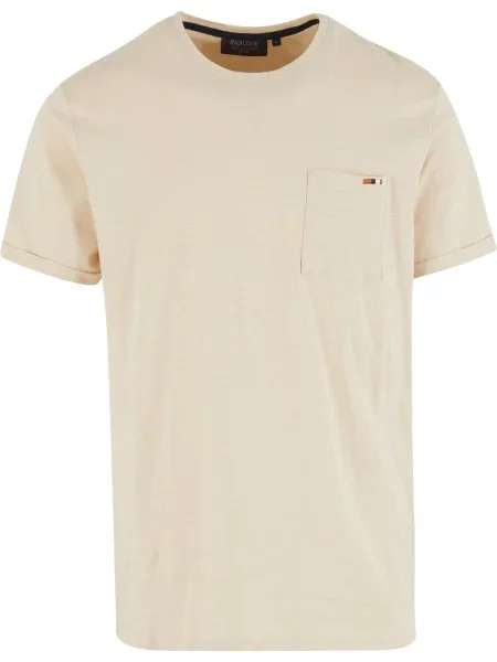 INDICODE JEANS Tričko Andorra krémová