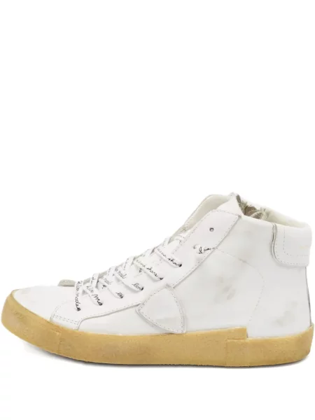 Kožené tenisky Philippe Model Paris bílé