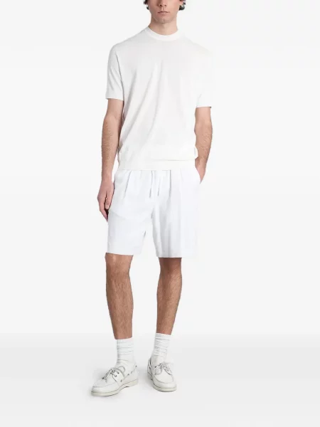 Pantaloni scurți Low Brand cu cordon alb