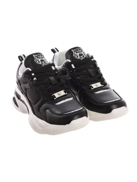 Sneakersy Plein Sport skórzane czarne