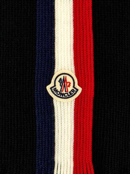 Fular Moncler de lână negru