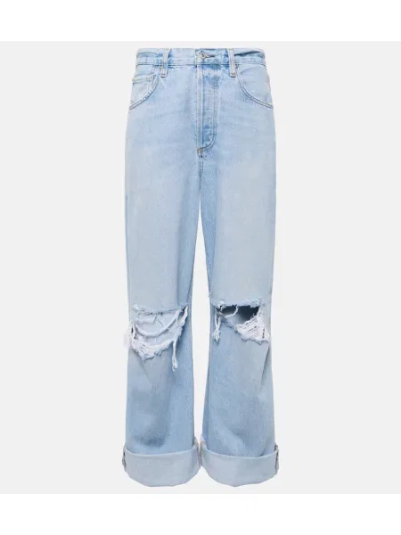 Obrabljen široke kavbojke Citizens Of Humanity modra