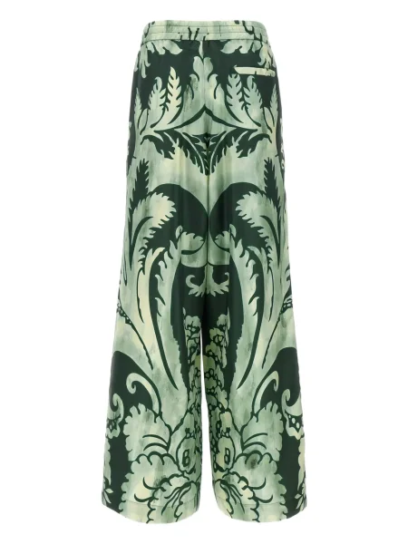 Pantaloni F.r.s For Restless Sleepers cu model paisley verde