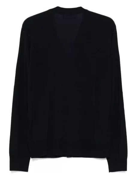 Cardigan Dsquared2 cu broderie albastru