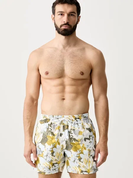 BOSS pantaloni scurți de baie bărbați Piranha galben