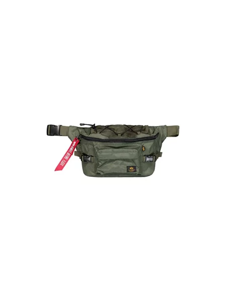 ALPHA INDUSTRIES Torba za čez ramo Combat oliva zelena
