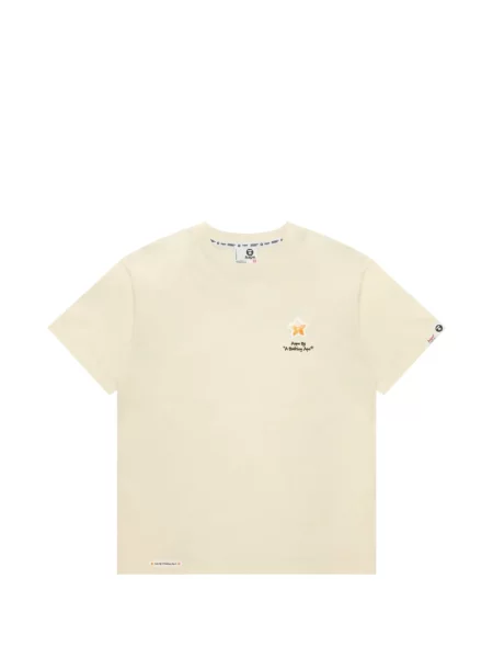 Tricou Aape By A Bathing Ape cu imagine alb