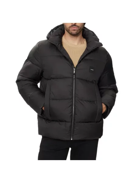 Kurtka Calvin Klein z kapturem czarna