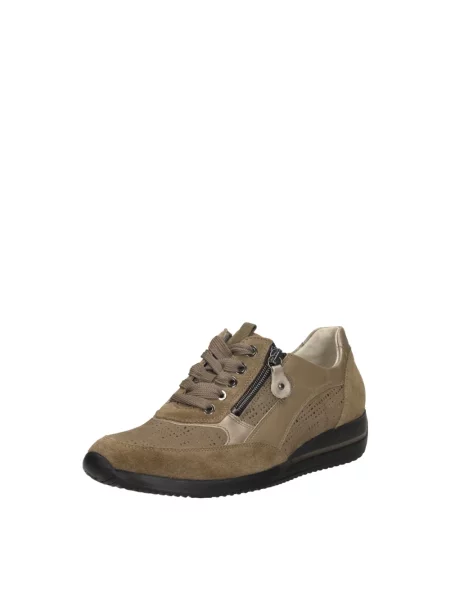 Sneakersy Waldläufer skórzane szare