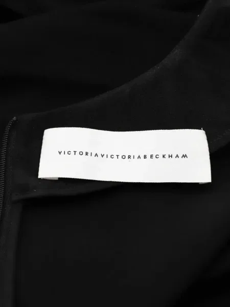 Костюм макси рокля Victoria Beckham до коляното черно