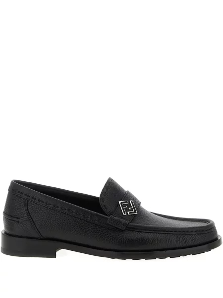 Pantofi loafer Fendi din piele negru