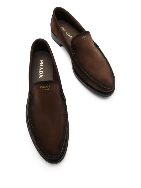 Pantofi loafer Prada maro