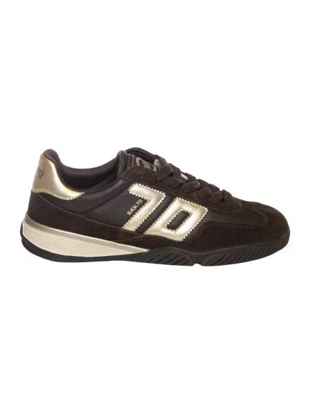 Sneakersy Back70 brązowe