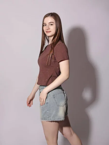 Футболка Lumo коричневая