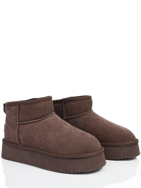 Замшевые сапоги Itts коричневые