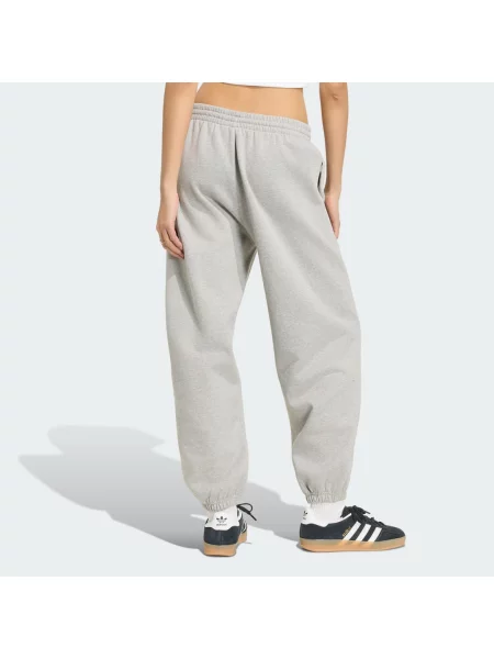 VOLNÉ FLÍSOVÉ SPORTOVNÍ KALHOTY ESSENTIALS šedé
