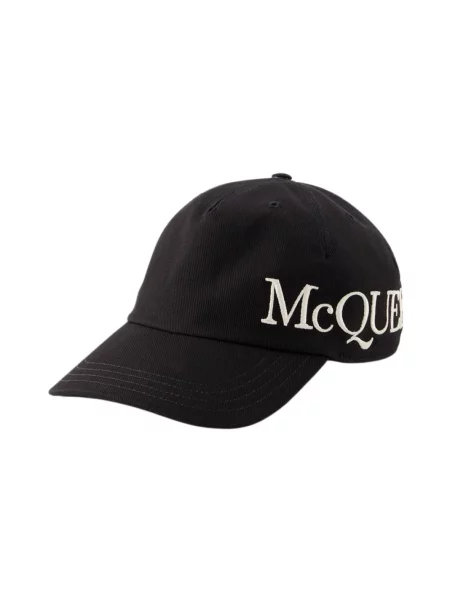 Czapka z daszkiem Alexander Mcqueen czarna