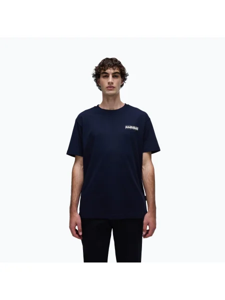 Tricou pentru bărbați Napapijri S-Linth blu marine