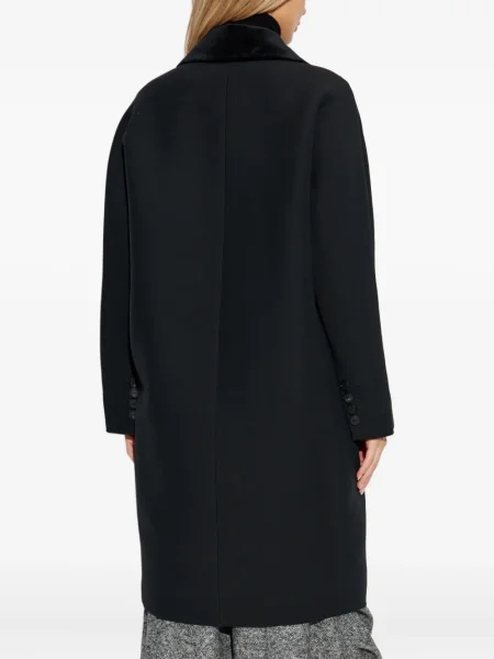 Palton Max Mara de catifea negru