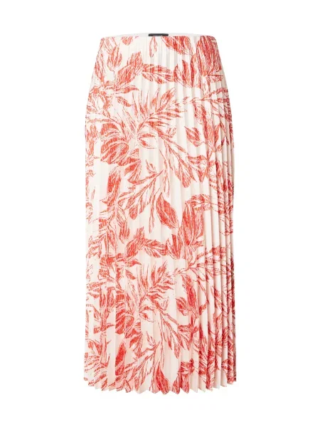 COMMA Fustă roz zmeură alb