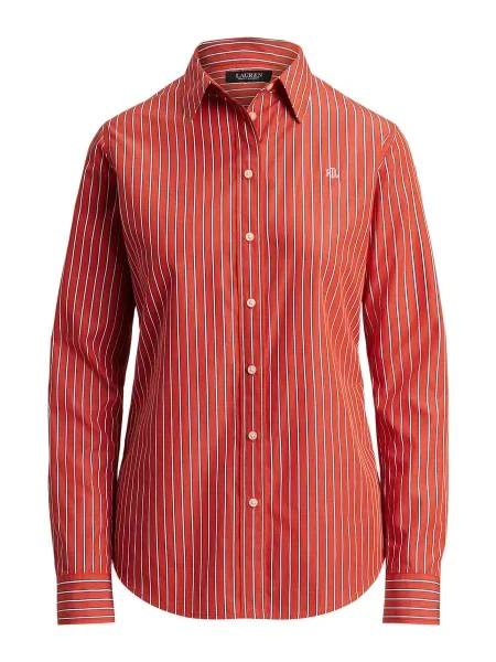 Lauren Ralph Lauren Bluza oranžna / črna bela