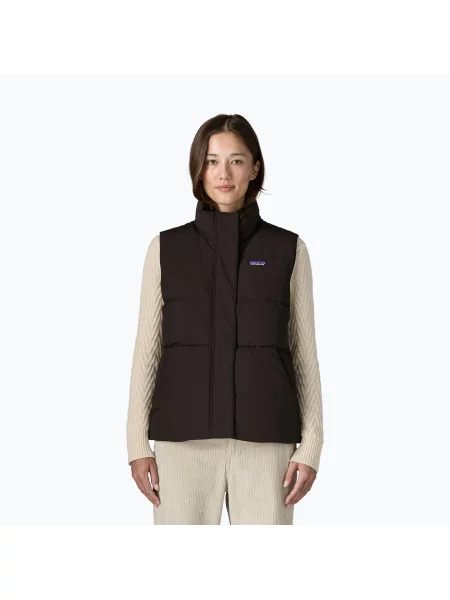 Vestă pentru femei Patagonia Sisar Down black negru