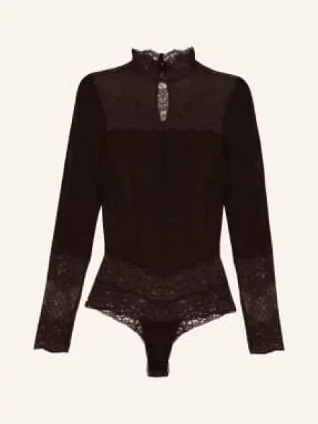 Marie Jo Body Musea Z Síťoviny S Flitry tmavě hnědá