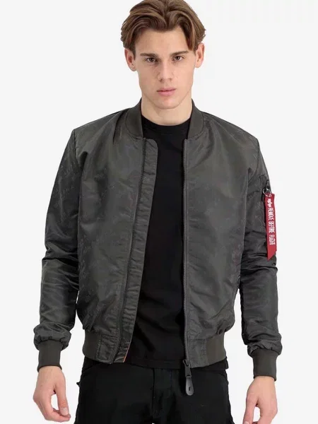 Αναστρέψιμο μπουφάν bomber Alpha Industries LW AOP Rainbow ανδρικό γκρι