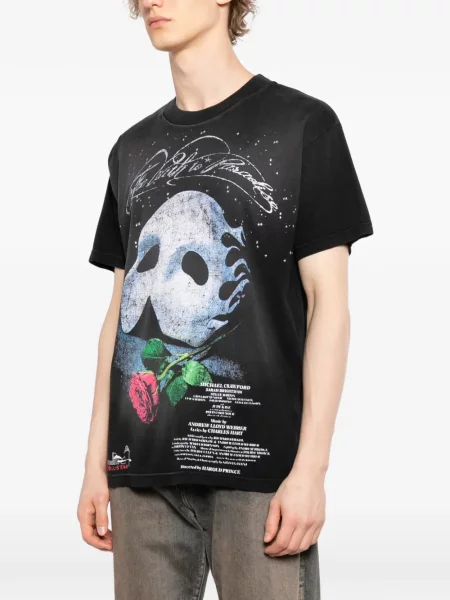 Grafický tričko Hellstar černé