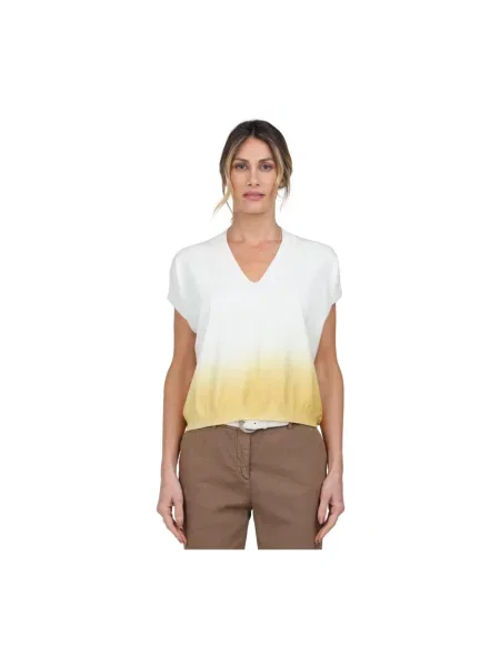 Krótka wielobarwność koszulka Gran Sasso