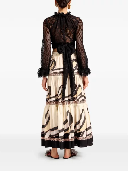 Spódnica La Doublej z nadrukiem