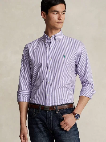 Srajca Polo Ralph Lauren vijolična