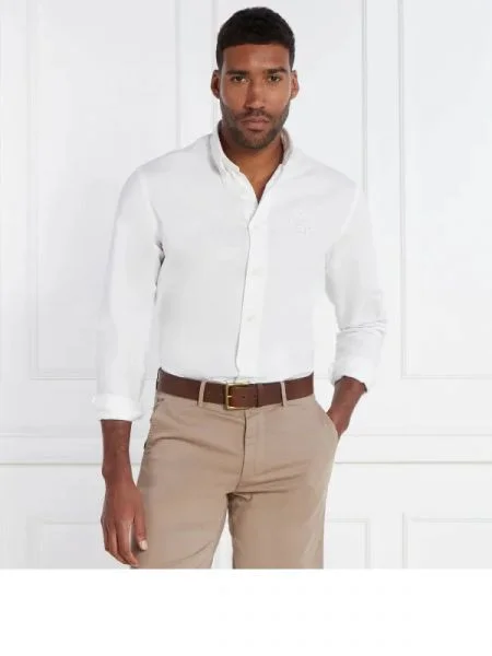 BOSS BLACK Ing | Relaxed fit fehér