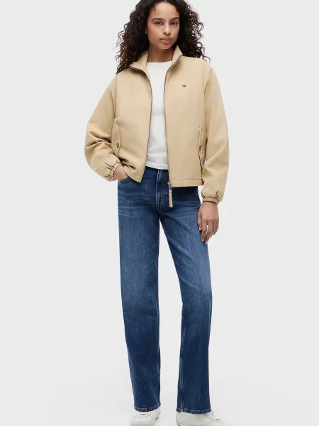 Джинсова куртка Tommy Jeans бежева