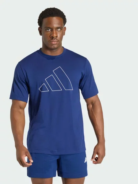 Спортивна футболка adidas Adidas Essentials перероблений синій